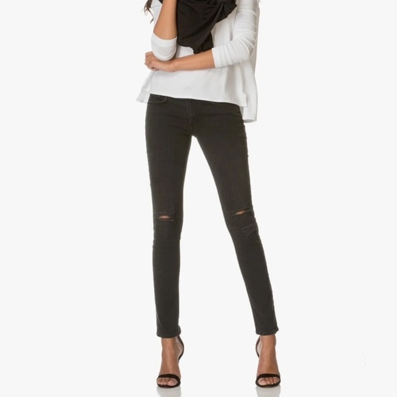 rag & bone jeans The Skinny in Rock with Holes sz 27 - Picture 2 of 14